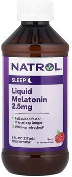 NATROL Melatonin Liquid 2.5mg - 237 ml 1456259 фото
