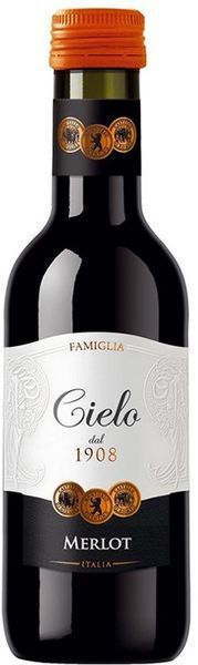 Вино Cielo Merlot Tre Venezie красное 0.187 л (WHS8008900005554) 819729 фото
