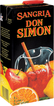 Вино ароматизированное Don Simon Sangria (сладкое, красное) 1л, тетрабрик (BDA1VN-VGC100-001) 652037 фото