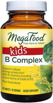 MegaFood Kid's B Complex 30 Tabs Вітамін В комплекс для дітей 552247 фото