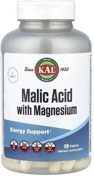 KAL Malic Acid with Magnesium - 120 tablets 1461273 фото