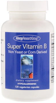 Allergy Research Group Super Vitamin B Complex 120 Caps (ALG-70340) 581493 фото
