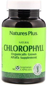 Nature's Plus, Natural Chlorophyll, 90 Vegetarian Capsules (NTP1080) 631575 фото