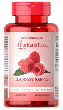 Puritan's Pride Raspberry Ketones 100 mg Малинові кетони 120 капсул 792852 фото