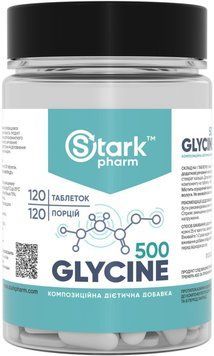 Stark Pharm Glycine Mega Tabs 500mg - 120 tabs 1470732 фото