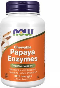 Now Foods Papaya Enzyme - 180 tabs 1449610 фото