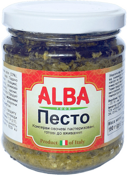 Соус Песто ALBA FOOD 212 мл (8051380012031) 1336918 фото