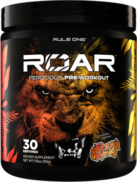 Предтренировочный комплекс Rule1 Roar 315 g / 30 servings / Mango - peach 1301226 фото