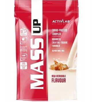 Гейнер Гейнер Activlab Mass Up 3500 g /35 servings/ Salted caramel 872779 фото