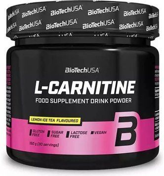 BiotechUSA L-Carnitine drink powder 150 g lemon ice tea 1478587 фото