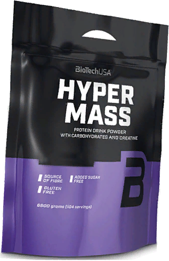 Гейнер BioTechUSA Hyper Mass 6800 g / 104 servings / Vanilla 689293 фото