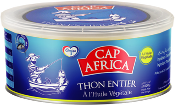 Тунец CAP AFRICA целый в масле 1 кг (6191519600295) 1332678 фото