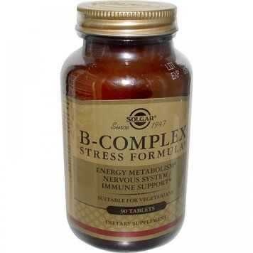 Solgar B-Complex Stress Formula 90 Tablets 496840 фото