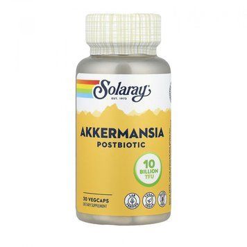 Solaray Akkermansia Postbiotic - 30 vcaps 1472096 фото