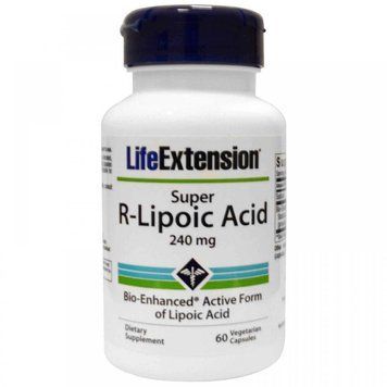 Life Extension Super R-Lipoic Acid 240 mg 60 Veg Caps R-липоевая кислота 535118 фото