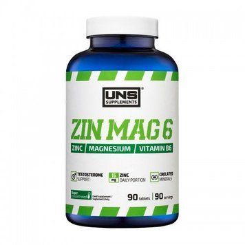UNS ZinMag B6 Цинк, Магний и Витамин B6 90 таблеток 862814 фото