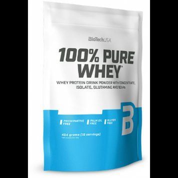 Протеїн BiotechUSA 100% Pure Whey 1000 g /35 servings/ Raspberry Cheesecake 996468 фото