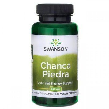 Swanson Chanca Piedra 500 mg Філлантус нірурі 60 веганських капсул 776019 фото