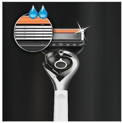Gillette Fusion Proglide Black & White Верстат для гоління з 1 змінною касетою 1300260 фото