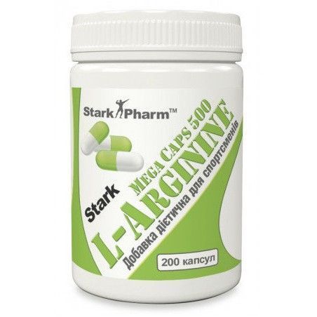 Stark Pharm L-Arginine Mega caps 500 mg 200 caps 392392 фото