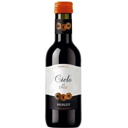 Вино Cielo Merlot Tre Venezie красное 0.187 л (WHS8008900005554) 819729 фото