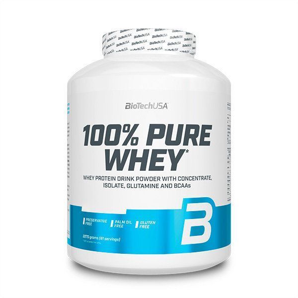 BioTech 100% Pure Whey 2270 g/81 servings/Raspberry Cheesecake 768804 фото