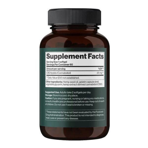 Капсули Mind Shi CBD Isolate 1500 mg - 60 softgels 1444306 фото