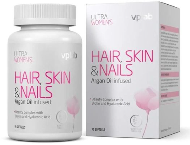 VPLab Ultra Women's Hair, Skin & Nails Витамины для волос, кожи и ногтей 90 softgels 1415711 фото VPLab Ultra Women's Hair, Skin & Nails Витамины для волос, кожи и ногтей 90 softgels 1415711 фото