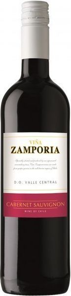Вино Vina Zamporia Cabernet Sauvignon Valle Central DO, червоне сухе, 0.75л 13% (PRV4006542040241) 1217479 фото