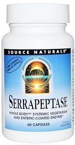 Source Naturals Serrapeptase, 60 Caps 417636 фото