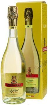 Вино Chiarli Lambrusco dell' Emilia Bianco Dry gift box біле сухе ігристе 0.75 л (BWQ7855) 1081172 фото