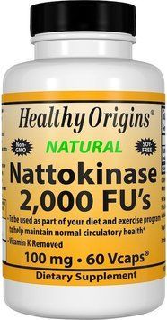 Healthy Origins Nattokinase 100 mg 60 caps Наттокіназа 487674 фото