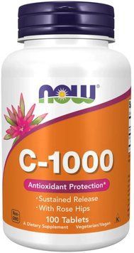 Now Foods C-1000 RH SR - 100 Tablets 1451523 фото