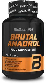 Бустер тестостерону Biotech Brutal Anadrol - 90 Tablets 1459639 фото