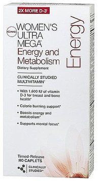 GNC Women's Ultra Mega Energy and Metabolism 180 caps 460727 фото
