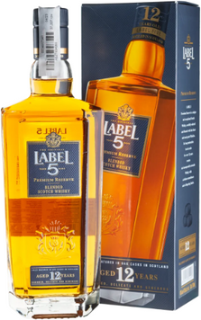 Виски Label 5 12 yo 40 % 0.7 л GB (BWT0184) 1236678 фото