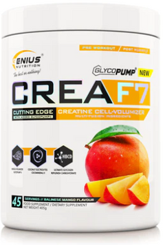Креатин Genius Nutrition Crea F7 405 g / 45 servings / Mango 1097244 фото