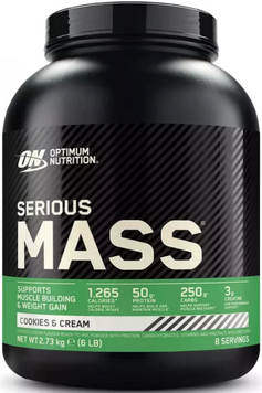 Гейнер Optimum Nutrition (EU) Serious Mass 2730 g / 8 servings / cookies cream 1386902 фото
