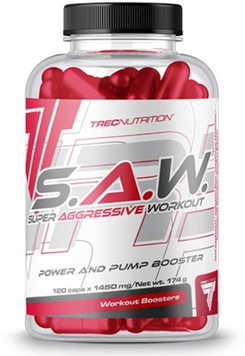 Передтренувальний комплекс Trec Nutrition S.A.W. 120 caps / 30 servings 1029348 фото