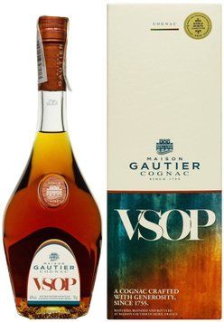 Коньяк Gautier VSOP 40% 0.7 л у подарунковій упаковці (FSH_3269551455517) 1360385 фото