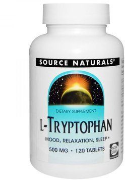 Source Naturals L-Tryptophan 500 mg 120 Tabs Триптофан 537115 фото