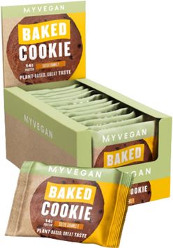 Протеиновое печенье Myprotein Myvegan Baked Cookie 12x75g Salted Caramel 1039970 фото