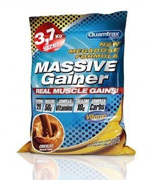 Гейнер Quamtrax Massive Gainer 3700 g / 21 servings / Chocolate 721482 фото
