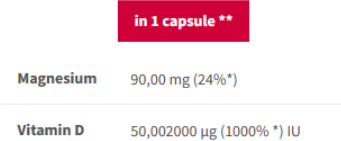 Trec Nutrition Vitamin D3 + Magnesium 60 caps / 60 servings 1086929 фото