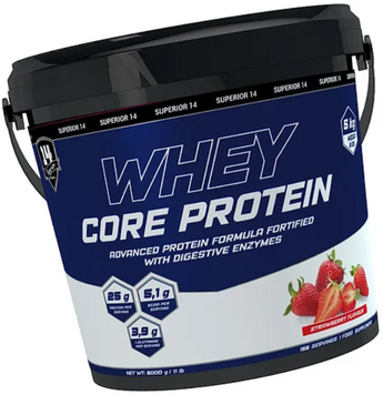 Протеїн Superior Whey Core Protein 5000g / 156 послуг / Strawberry 1038323 фото
