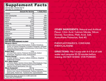 Передтренувальний комплекс BSN N.O.-XPLODE 555 g / 30 servings / Fruit Punch 507112 фото