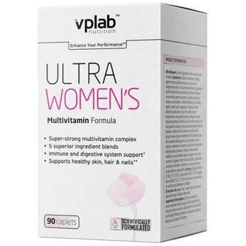 VPLab Ultra Women's Multivitamin Formula Мультивітамінна формула для жінок 90 капсул 899107 фото