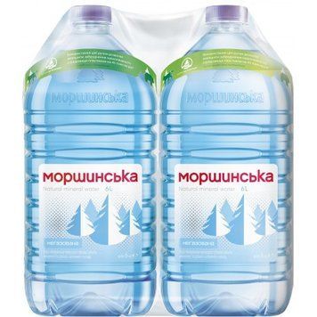 Вода Моршинська мінеральна природна столова негазована 2х6 л (DS48200170006042) 1090711 фото
