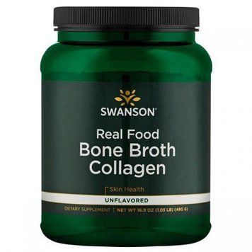 Swanson Real Food Bone Broth Collagen Коллаген из костного бульона 480 г 776358 фото