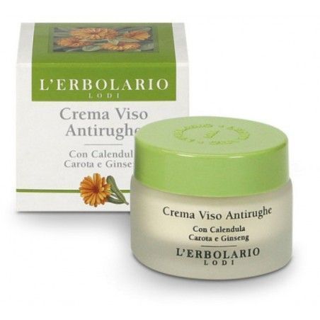 Крем для обличчя L'Erbolario Crema Viso Antirughe Calendula, Carota E Ginseng 30 ml 886276 фото
